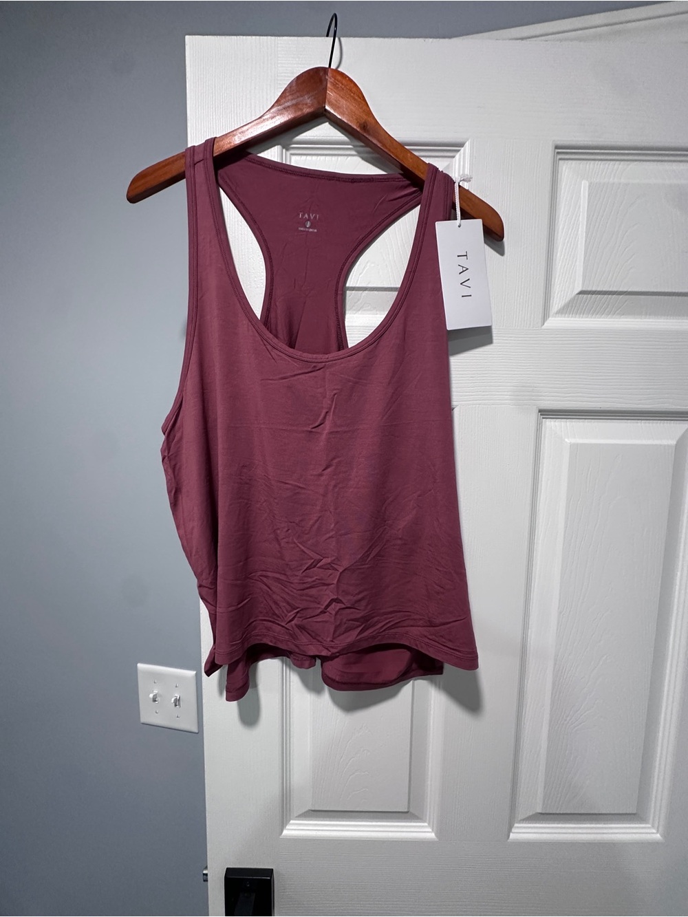 Tavi Women's Mauve Racerback Tank Top